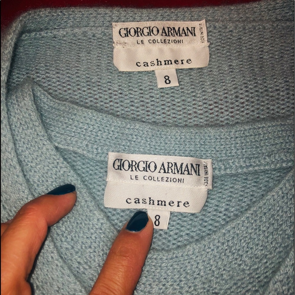 Giorgio Armani cashmere set